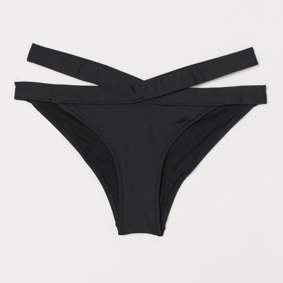 H&M Maillots De Bain Low Rise Cheeky Bikini Bottoms - Women's US 4 - Picture 1 of 5
